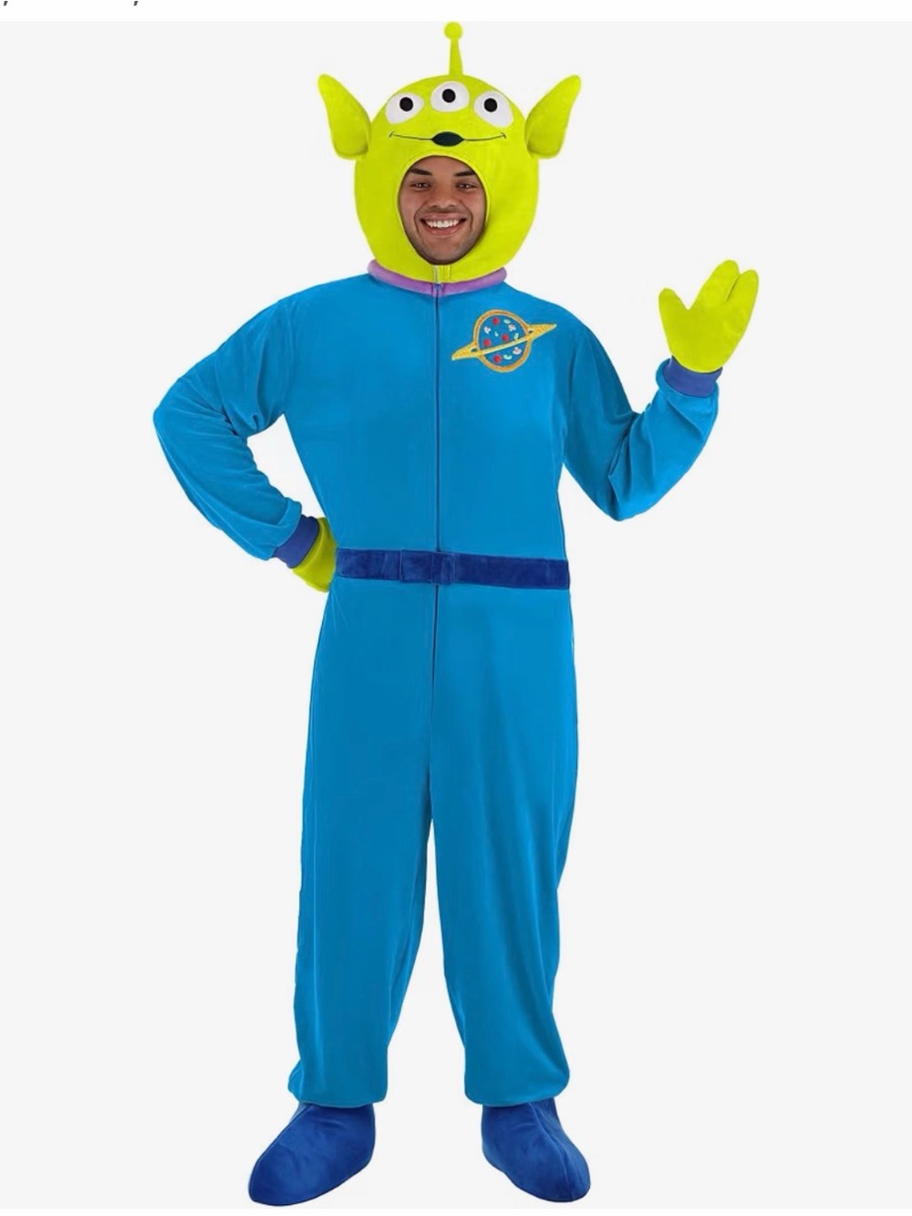 Disney Pixar Toy Story Alien Costume Adult Large Complete 5 Piece Set Halloween